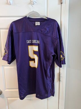 East Carolina Purple Mesh Football Jersey #5